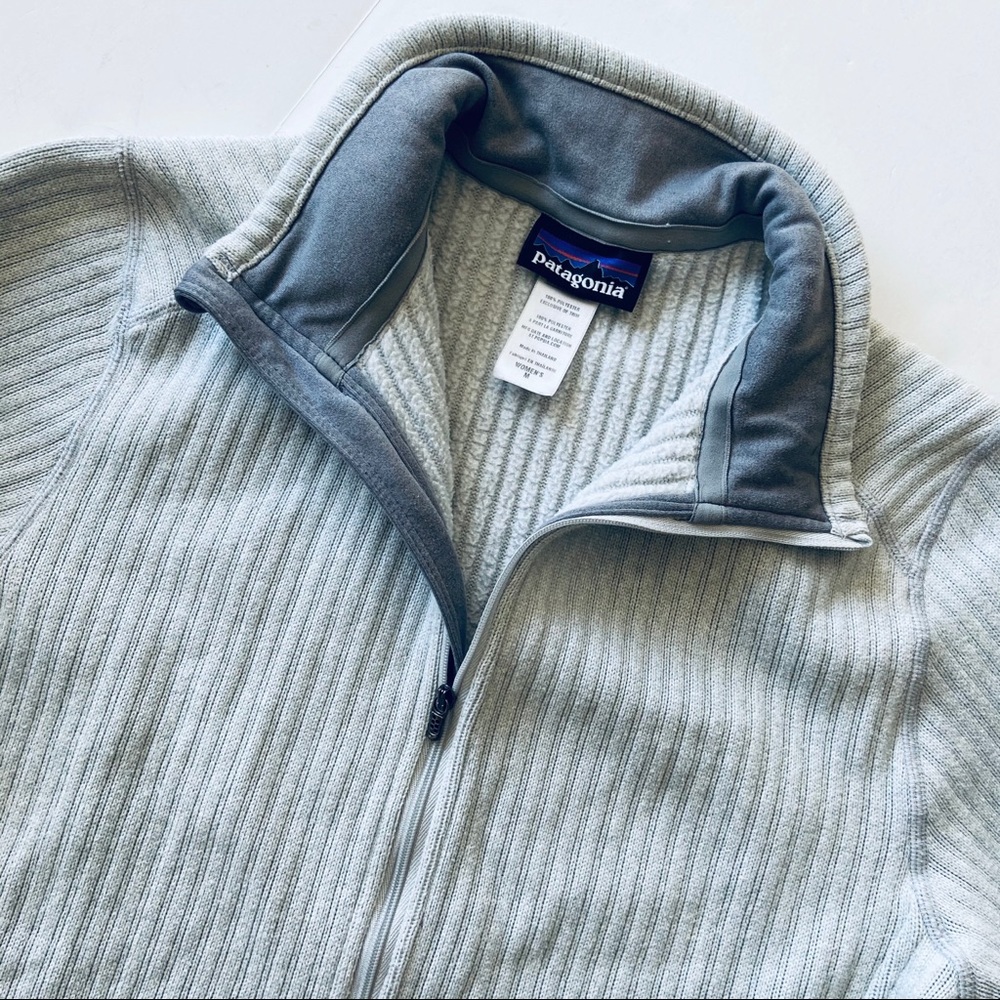 Patagonia Women's Gray Sweater 1/4 Zip Pullover M